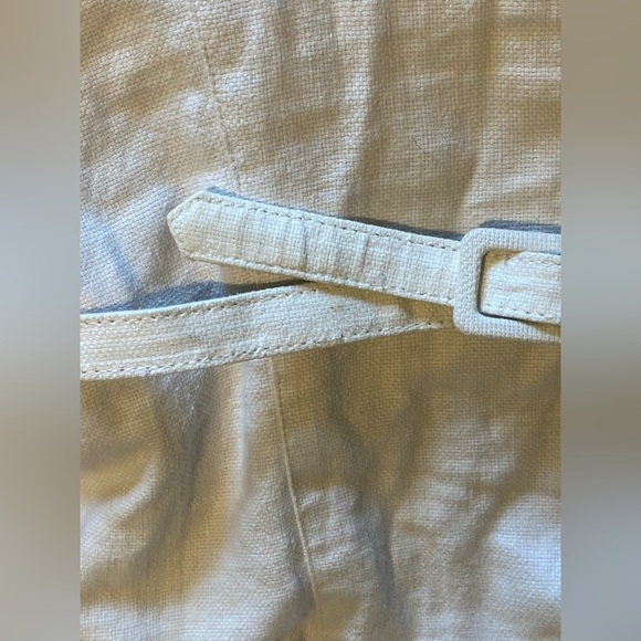 Talbots Dragonfly-print Belted LinenDress, size 10 - Picture 9 of 10